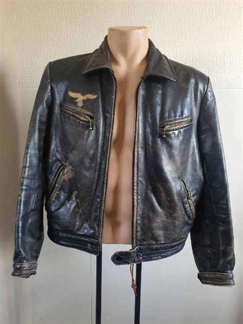 luftwaffe leather flying jacket